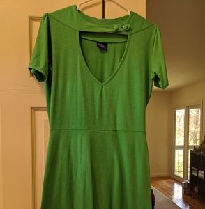 Bright mint dress, retro-style (from modcloth)